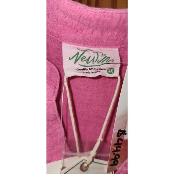 New In button front pink dress - Picture 5 of 8